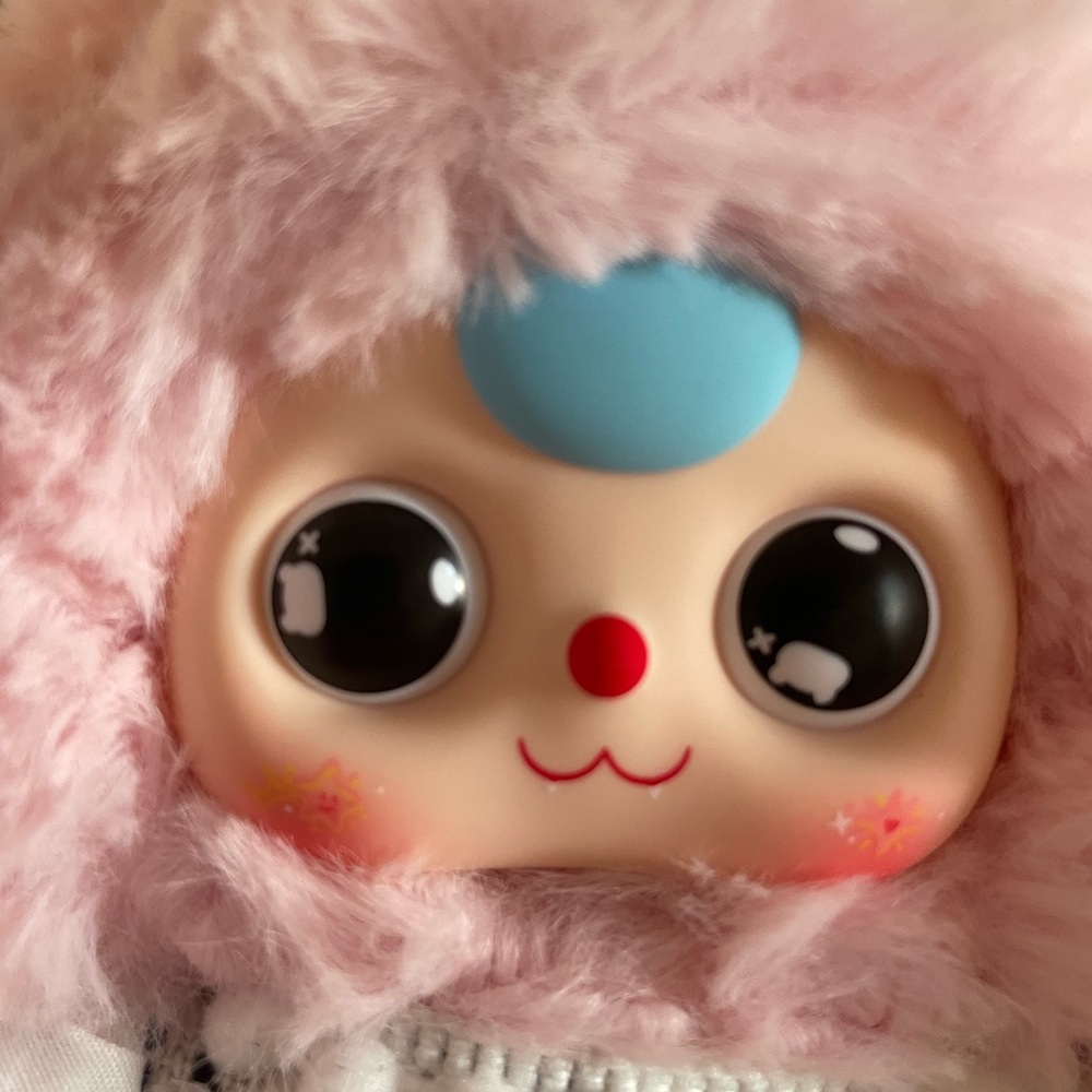 Baby Three Macaron Cute Bunny V2 Plush (Pink) - Picture 2 of 10